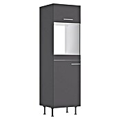 Optifit Hochschrank Ingvar420 (L x B x H: 58,1 x 60 x 211,8 cm, Anthrazit matt, Für Backofen und integrierbaren Kühlschrank) | BAUHAUS