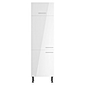 Optifit Geräteumbauschrank Optikomfort Rurik986 (L x B x H: 58,1 x 60 x 211,8 cm, Glanz Lack Weiß, Für integrierbaren Kühlschrank) | BAUHAUS