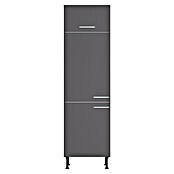 Optifit Hochschrank Ingvar420 (L x B x H: 58,1 x 60 x 211,8 cm, Anthrazit matt, Für integrierbaren Kühlschrank) | BAUHAUS