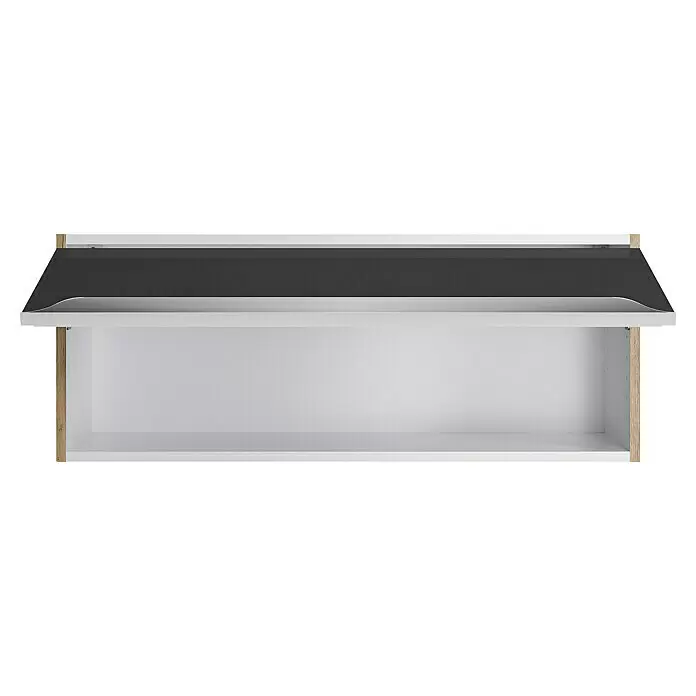 Optifit Hängeschrank Optikomfort Linus984L x B x H: 34,6 x 90 x 35,2 cm, Glanz Lack Anthrazit