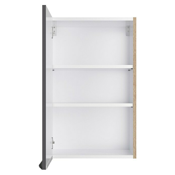 Optifit Hängeschrank Optikomfort Linus984 (L x B x H: 34,6 x 45 x 70,4 cm, Glanz Lack Anthrazit) | BAUHAUS