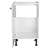 Optifit Spülenunterschrank Optikomfort Rurik986 (L x B x H: 58,1 x 50 x 87 cm, Glanz Lack Weiß) | BAUHAUS