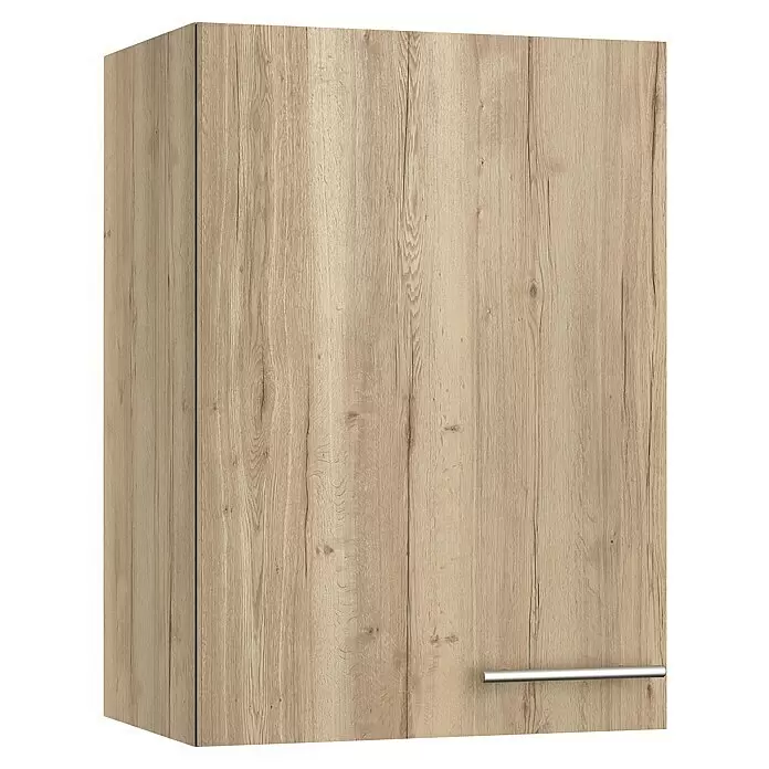 Optifit Hängeschrank Erik290L x B x H: 34,6 x 50 x 70,4 cm, Nachbildung Wildeiche