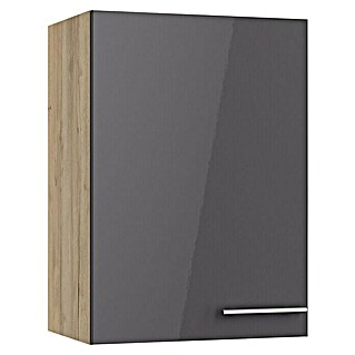 Optifit Hängeschrank Jonte984 (L x B x H: 34,6 x 50 x 70,4 cm, Glanz Lack Anthrazit)