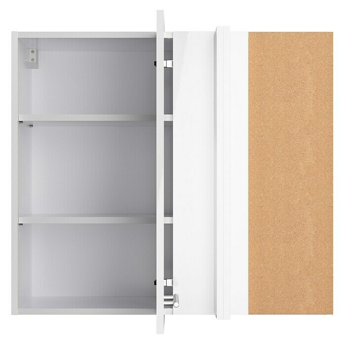 Optifit Eck-Hängeschrank Optikomfort Rurik986 (L x B x H: 34,6 x 85 x 70,4 cm, Glanz Lack Weiß) | BAUHAUS