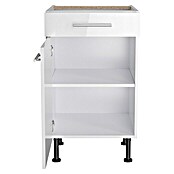 Optifit Unterschrank Optikomfort Rurik986 (L x B x H: 58,1 x 50 x 87 cm, Glanz Lack Weiß) | BAUHAUS