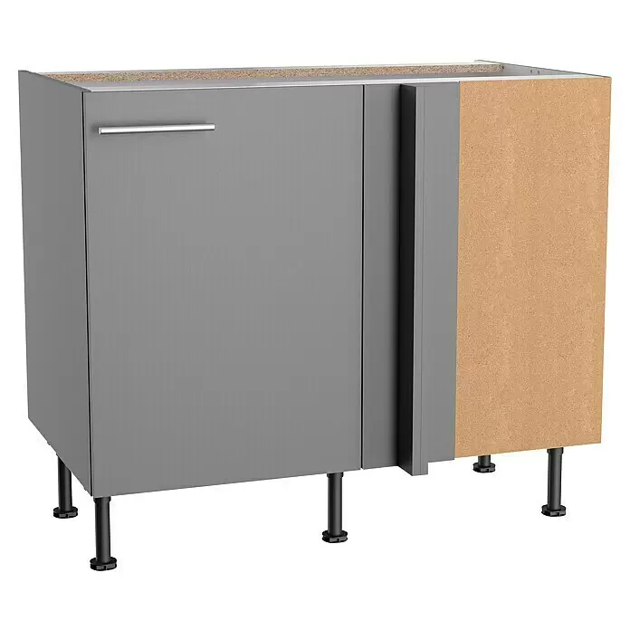 Optifit Eck-Unterschrank Optikomfort Mats825L x B x H: 58,1 x 115 x 87 cm, Basaltgrau