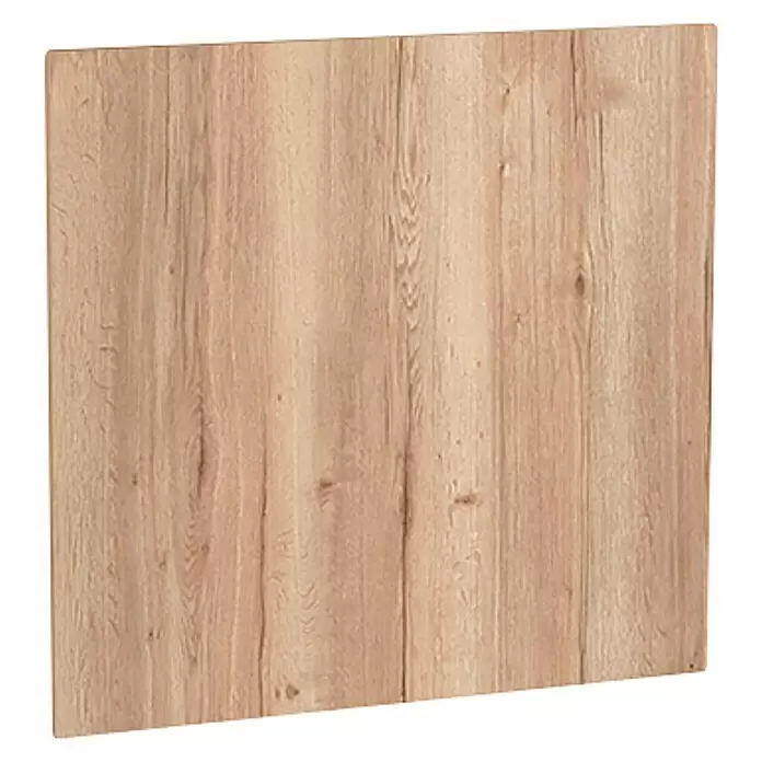 Optifit Geschirrspülerfront Optikomfort Erik290 - L x B x H: 1,6 x 59,6 x 57,2 cm, Wildeiche Nachbildung - Helles Holzpaneel mit natürlicher Maserung.