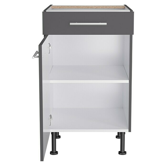 Optifit Unterschrank Ingvar420 (L x B x H: 58,1 x 50 x 87 cm, Anthrazit matt) | BAUHAUS