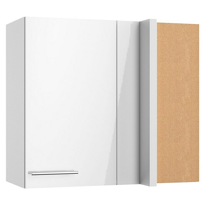 Optifit Eck-Hängeschrank Optikomfort Rurik986 (L x B x H: 34,6 x 85 x 70,4 cm, Glanz Lack Weiß) | BAUHAUS