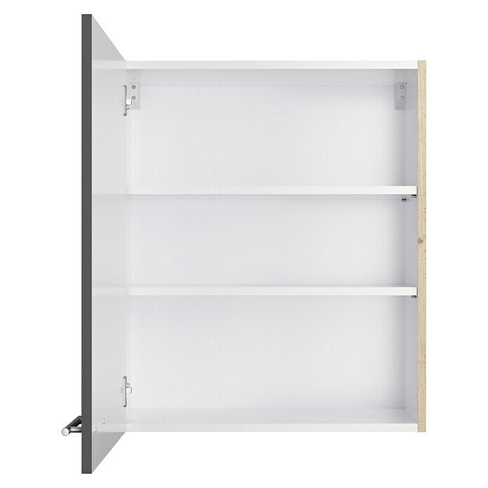 Optifit Hängeschrank Jonte984 (L x B x H: 34,6 x 60 x 70,4 cm, Glanz Lack Anthrazit) | BAUHAUS