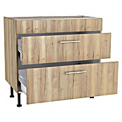 Optifit Unterschrank Erik290 (L x B x H: 58,1 x 90 x 87 cm, Nachbildung Wildeiche, Für Kochfeld) | BAUHAUS