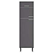 Optifit Hochschrank Ingvar420 (L x B x H: 58,1 x 60 x 211,8 cm, Anthrazit matt, Für integrierbare Kühl-Gefrierkombination) | BAUHAUS