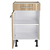 Optifit Unterschrank Erik290 (L x B x H: 58,1 x 50 x 87 cm, Nachbildung Wildeiche) | BAUHAUS