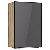 Optifit Hängeschrank Optikomfort Linus984 (L x B x H: 34,6 x 45 x 70,4 cm, Glanz Lack Anthrazit) | BAUHAUS