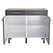 Optifit Unterschrank Jonte984 (L x B x H: 58,1 x 100 x 87 cm, Glanz Lack Anthrazit) | BAUHAUS