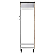 Optifit Hochschrank Jonte984 (L x B x H: 58,1 x 60 x 211,8 cm, Glanz Lack Anthrazit, Für integrierbare Kühl-Gefrierkombination) | BAUHAUS