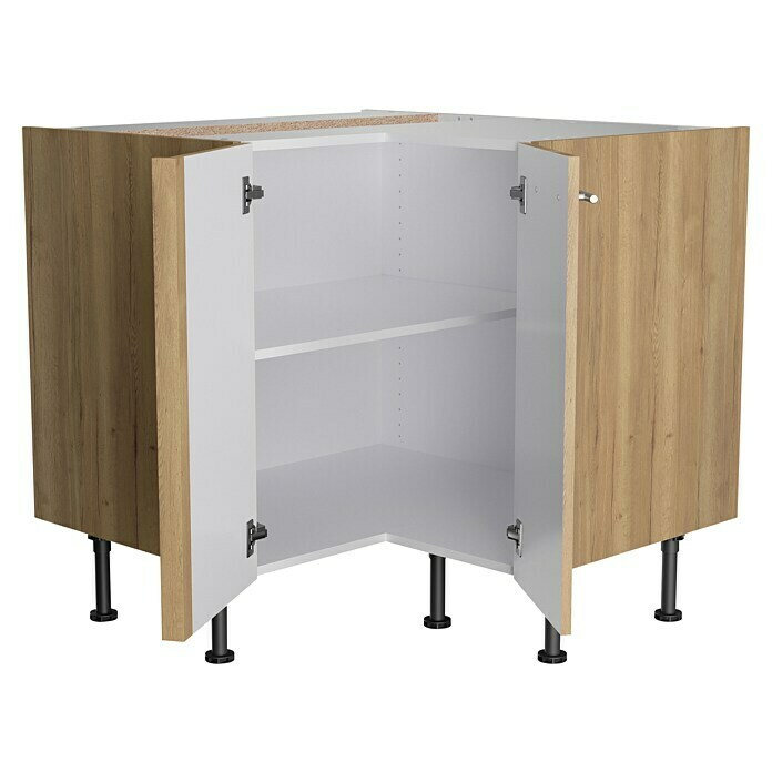 Optifit Eck-Unterschrank Erik290 (L x B x H: 58,1 x 90 x 87 cm, Nachbildung Wildeiche) | BAUHAUS