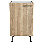 Optifit Spülenunterschrank Erik290 (L x B x H: 58,1 x 50 x 87 cm, Nachbildung Wildeiche) | BAUHAUS