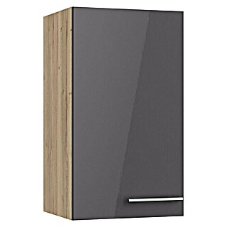 Optifit Hängeschrank Jonte984 (L x B x H: 34,6 x 40 x 70,4 cm, Glanz Lack Anthrazit)