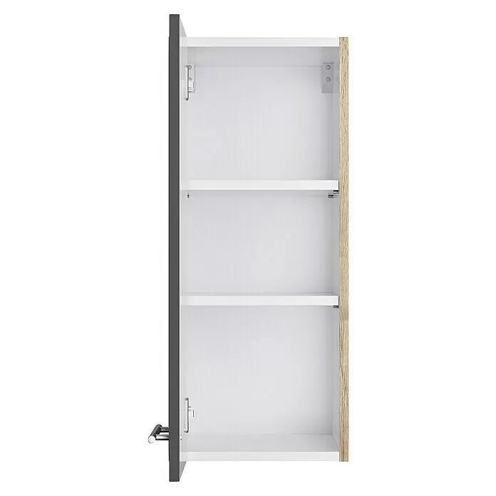 Optifit Hängeschrank Jonte984L x B x H: 34,6 x 30 x 70,4 cm, Glanz Lack Anthrazit