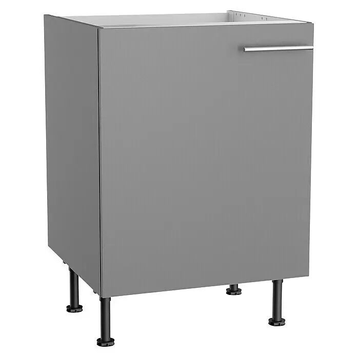 Optifit Spülenunterschrank Optikomfort Mats825L x B x H: 58,1 x 60 x 87 cm, Basaltgrau