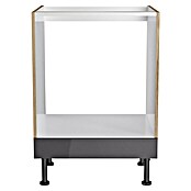 Optifit Geräteumbauschrank Jonte984 (L x B x H: 58,1 x 60 x 87 cm, Glanz Lack Anthrazit) | BAUHAUS