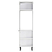 Optifit Demi-Geräteumbauschrank Optikomfort Arvid 986 (L x B x H: 58,1 x 60 x 211,8 cm, Glanz Lack Weiß, Für integrierbaren Kühlschrank) | BAUHAUS