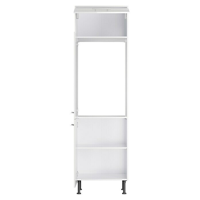 Optifit Geräteumbauschrank Optikomfort Rurik986 (L x B x H: 58,1 x 60 x 211,8 cm, Glanz Lack Weiß, Für integrierbaren Kühlschrank) | BAUHAUS