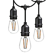 Green Tech Kabel sa grlima  (Dužina kabela: 5 m, Boja: Crna, 8 grla E27) | BAUHAUS
