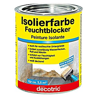 Decotric Isolierfarbe Feuchtblocker (Weiß, 750 ml, Matt)