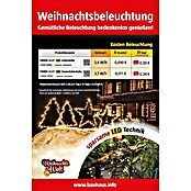 LED-Weihnachtsleuchte Gartenstecker Tanne (Eisen, Anzahl LED: 300 Stk., Tanne, Höhe: 125 cm)