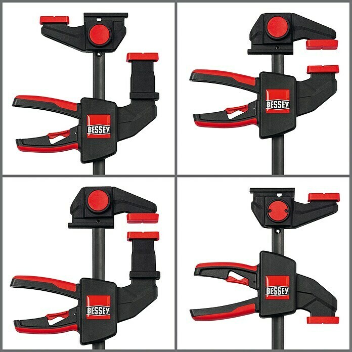 Bessey Einhandzwinge EZR (Spannweite: 150 mm, Ausladung: 60 mm, 2 Stk.) | BAUHAUS