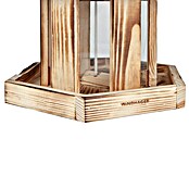 Windhager Vogelhaus (L x B x H: 26 x 26 x 24,5 cm, Natur, Geflammt, Holz)