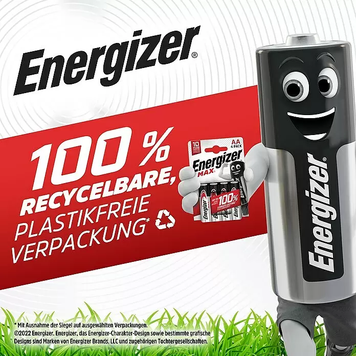 Energizer Max Alkaline-BatterieMignon AA, Alkali-Mangan, 20 Stk.