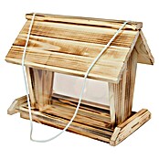 Windhager Vogelhaus (L x B x H: 18 x 28 x 24 cm, Natur, Geflammt, Holz)