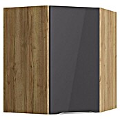 Optifit Eck-Hängeschrank Optikomfort Linus984 (L x B x H: 34,6 x 60 x 70,4 cm, Glanz Lack Anthrazit) | BAUHAUS