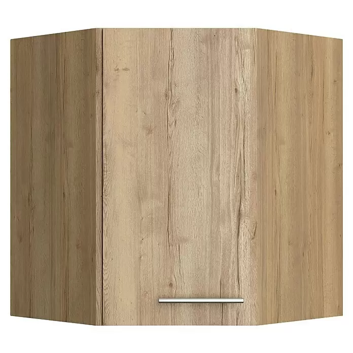 Optifit Eck-Hängeschrank Erik290L x B x H: 34,6 x 60 x 70,4 cm, Nachbildung Wildeiche