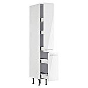 Optifit Apotheker-Hochschrank Optikomfort Rurik986 (L x B x H: 58,1 x 30 x 211,8 cm, Glanz Lack Weiß) | BAUHAUS