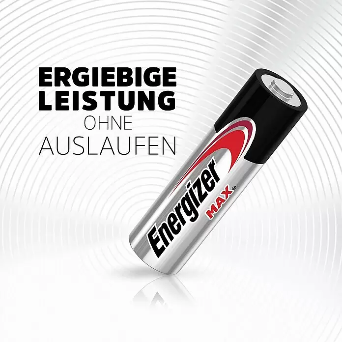 Energizer Max Alkaline-BatterieMignon AA, Alkali-Mangan, 20 Stk.