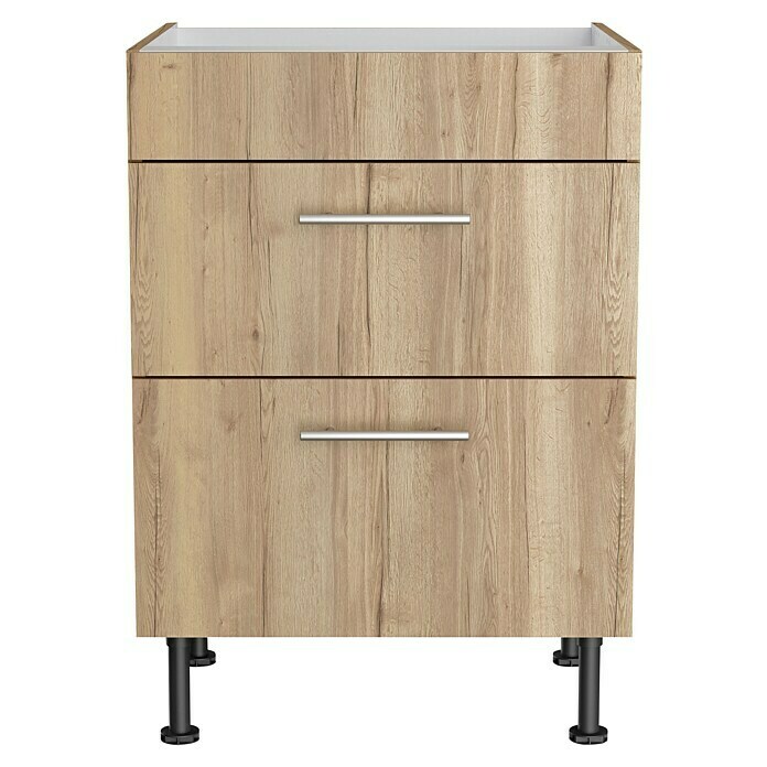 Optifit Unterschrank Erik290 (L x B x H: 58,1 x 60 x 87 cm, Nachbildung Wildeiche, Für Kochfeld) | BAUHAUS