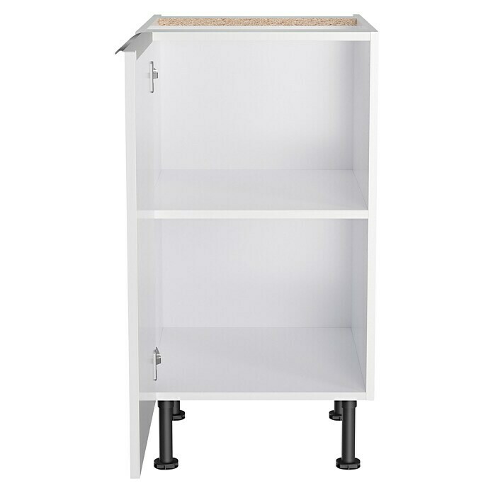 Optifit Unterschrank Optikomfort Arvid 986 (58,1 x 45 x 87 cm, Glanz Lack Weiß) | BAUHAUS