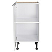 Optifit Unterschrank Optikomfort Arvid 986 (58,1 x 45 x 87 cm, Glanz Lack Weiß) | BAUHAUS