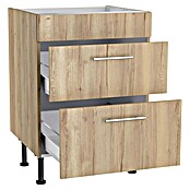 Optifit Unterschrank Erik290 (L x B x H: 58,1 x 60 x 87 cm, Nachbildung Wildeiche, Für Kochfeld) | BAUHAUS