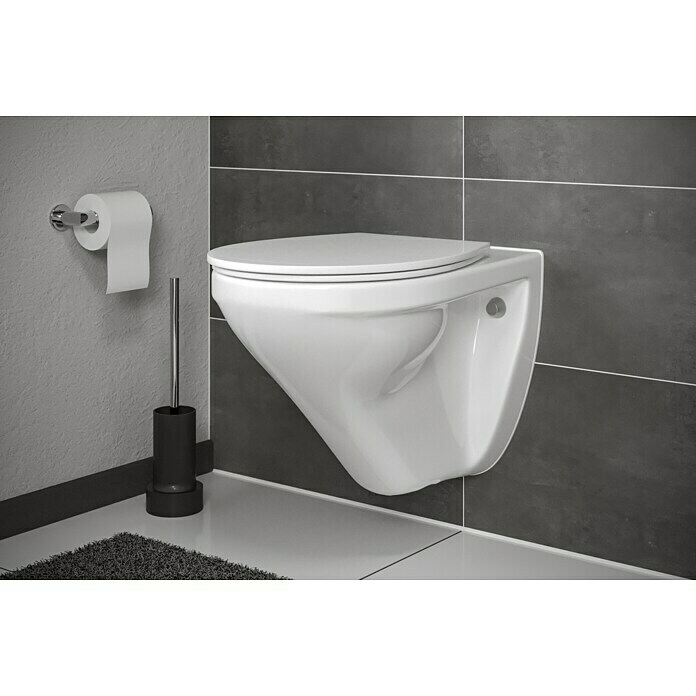 Villeroy & Boch Wand-WC Omnia Pro (Mit Beschichtung, Tiefspüler, Weiß)