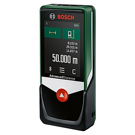 Bosch Advanced Laserentfernungsmesser AdvancedDistance 50 C (Messbereich: 0,05 - 50 m, Bluetooth 4.0)