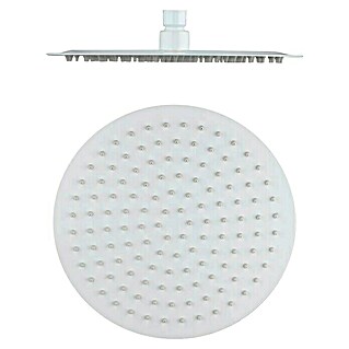 IO Rociador de ducha extraplano (Diámetro: 25 cm, Redonda, Blanco)
