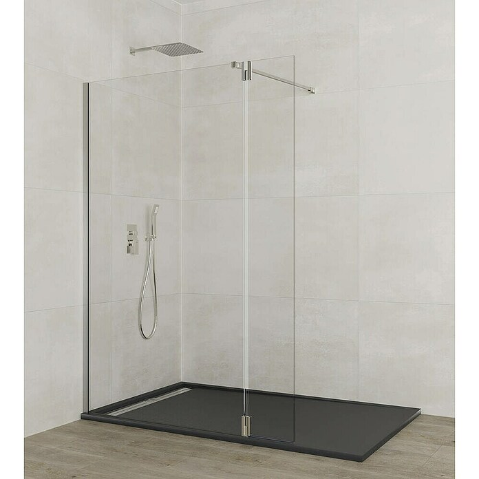 GME Cristal para mampara Screen (An x Al: 35 x 193,9 cm, Ángulo de sujeción: 180 °, Específico para: Mampara Screen) | BAUHAUS