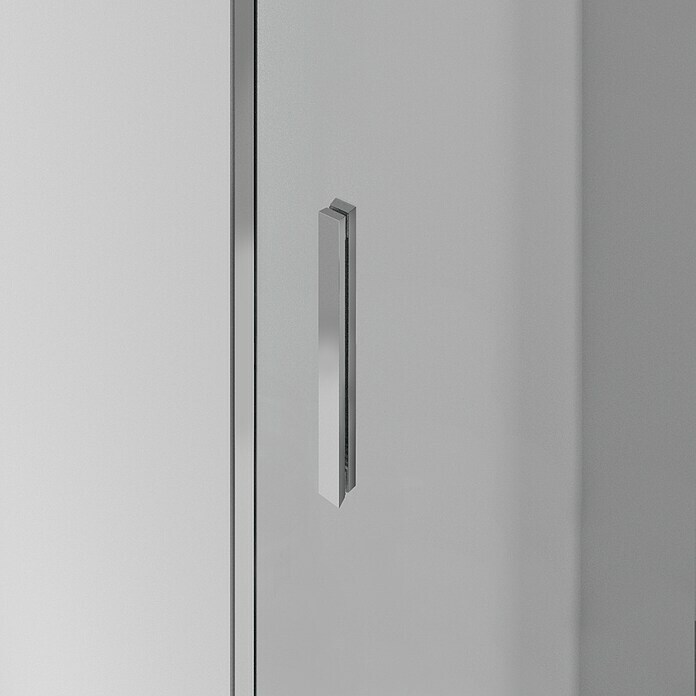 GME Tirador para mampara Extraplano (0,7 x 1,6 x 22 cm, Plata brillo) | BAUHAUS