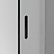 GME Tirador para mampara Extraplano (0,7 x 1,6 x 22 cm, Negro) | BAUHAUS